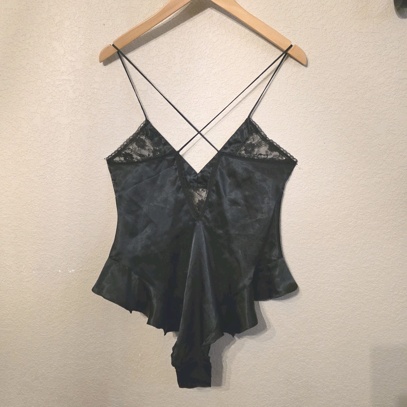 VICTORIA&rsquo;S SECRET ~ Sz M ~ VINTAGE 1980&rsquo;s!! Gold Label HIGH LEG Bodysuit Nightie