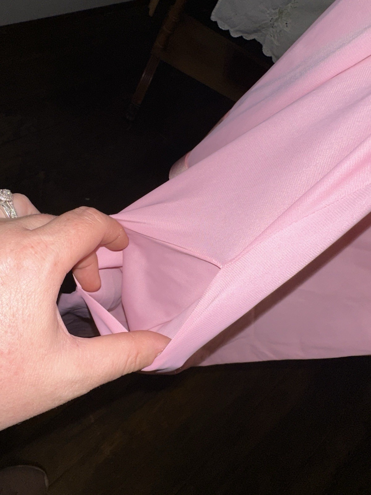 Vintage Pink Robe Plus Size Vanity Fair 3XL 1980s Nightwear Buttonup Loungewear