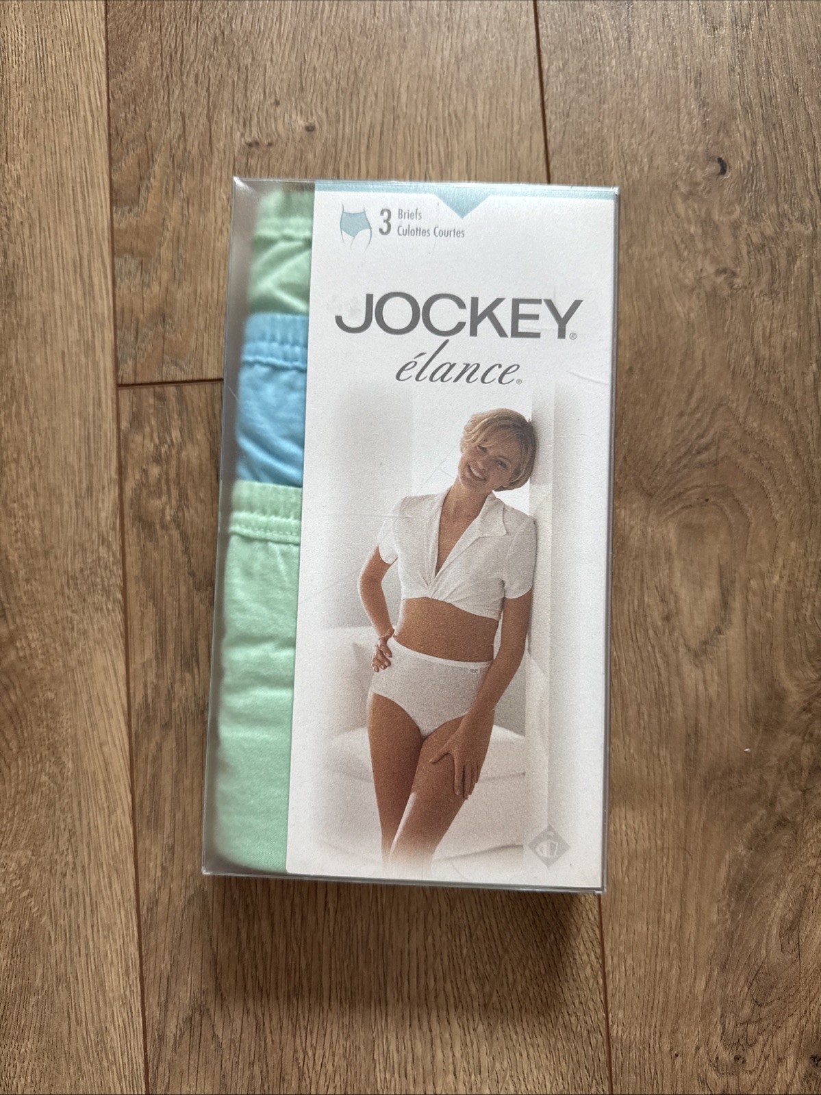 Jockey Women&rsquo;s Elance VTG Underwear Brief 1998 Size 7 3 Pack Cotton