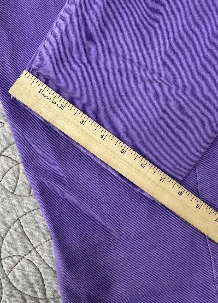VTG Women&rsquo;s 90s Purple Denim Rocky Mountain Jeans Sz 33 1990s Rockies Bareback