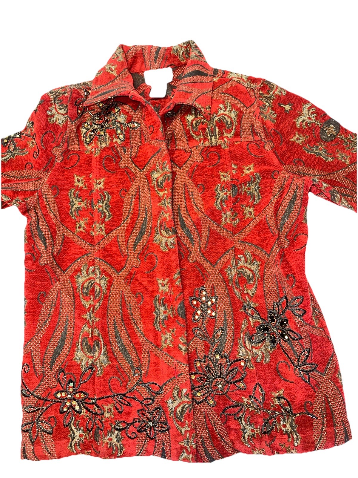 Graff California Wear Vintage Red Floral Women’s