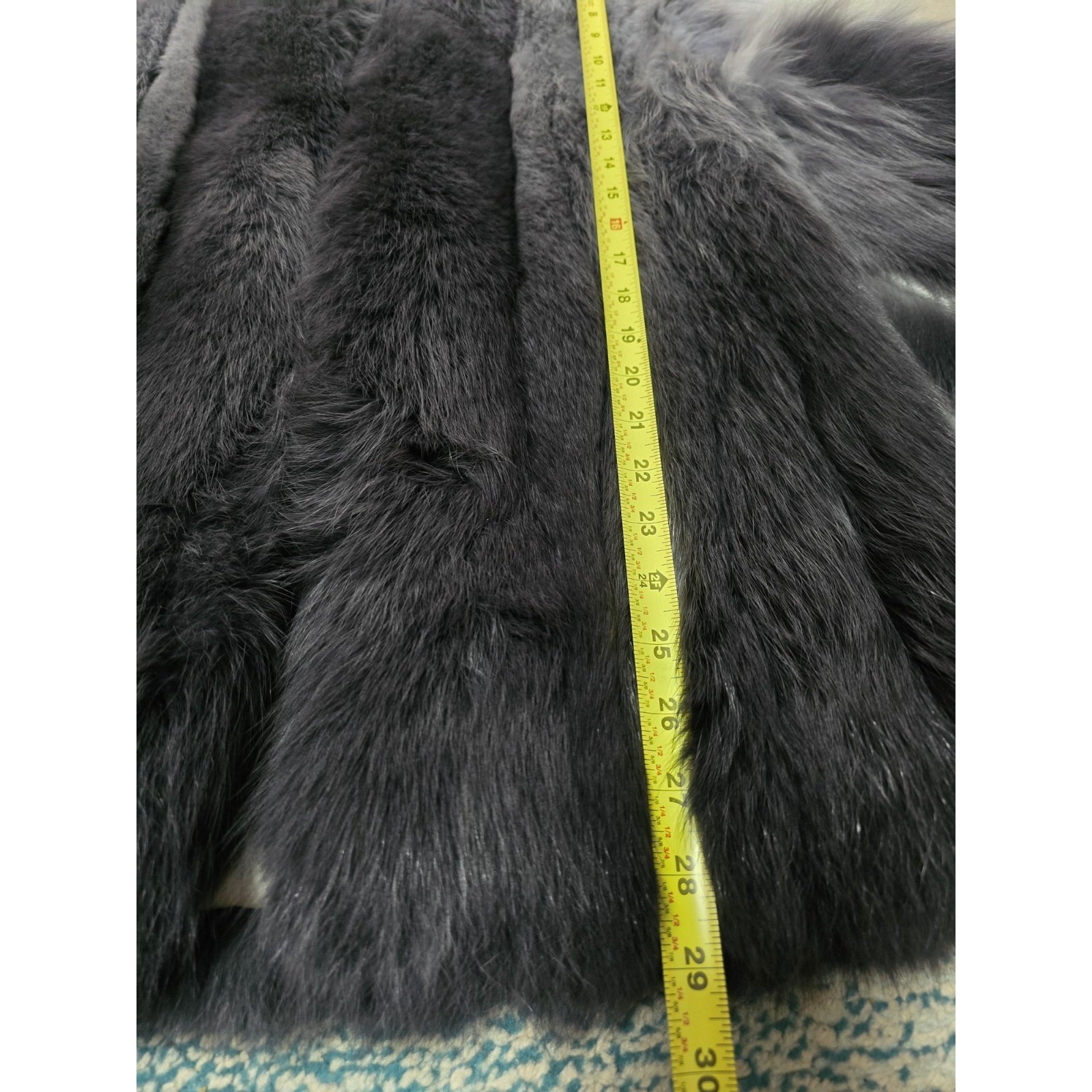 Vintage Ombre Silver Fox Fur Jacket, Impeccable, Flawless , Girls Deserve Fur