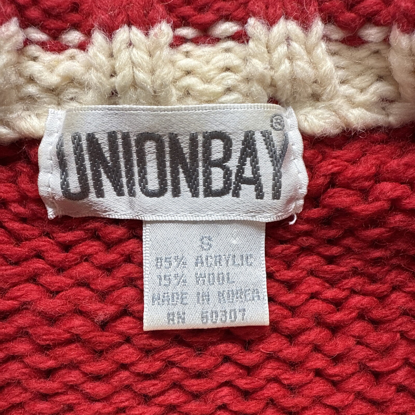 Vintage UNIONBAY Pullover Crew Neck Sweater Captain 1963 Women Size Small