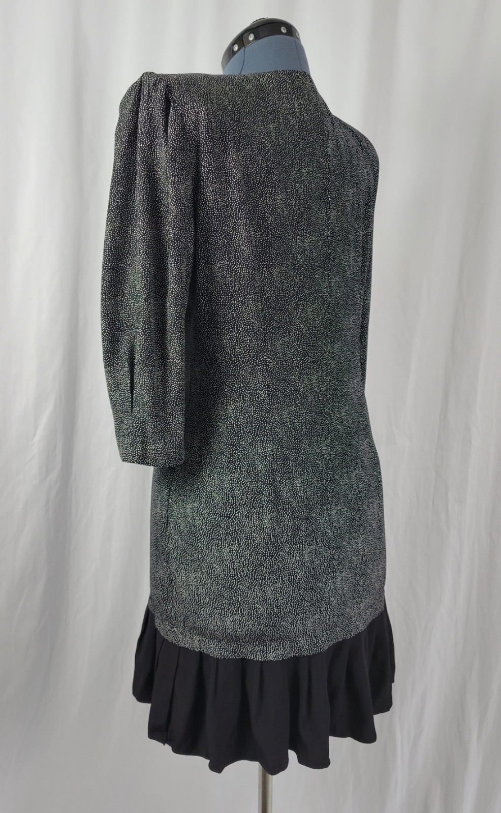 Vintage Byer Too! Black & White Dropped Waist Sheath Dress Size 11