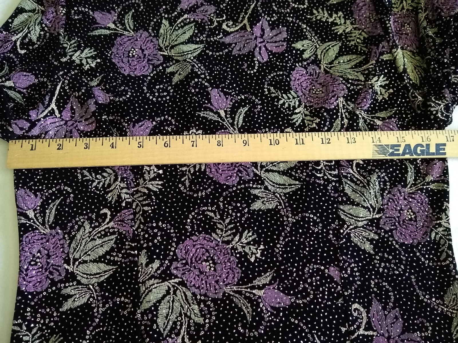 Alex Evenings Open Dinner Jacket Womens S Sequins Floral Glam Elegant Vtg USA