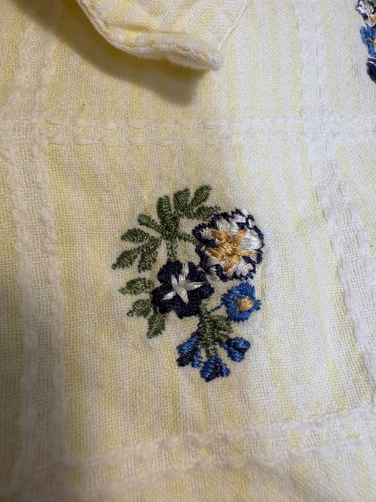 Vintage 90s Maggie & Max Floral Embroidered Button Up Shirt Women&rsquo;s 3X
