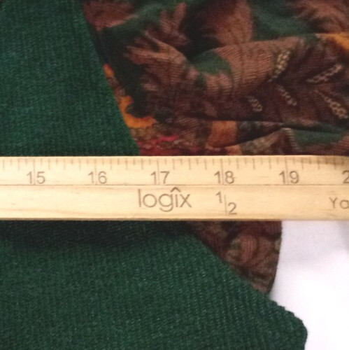 Vintage Another Thyme Paisley Vested Midi Pleated Dress Green Cottagecore Sz 8