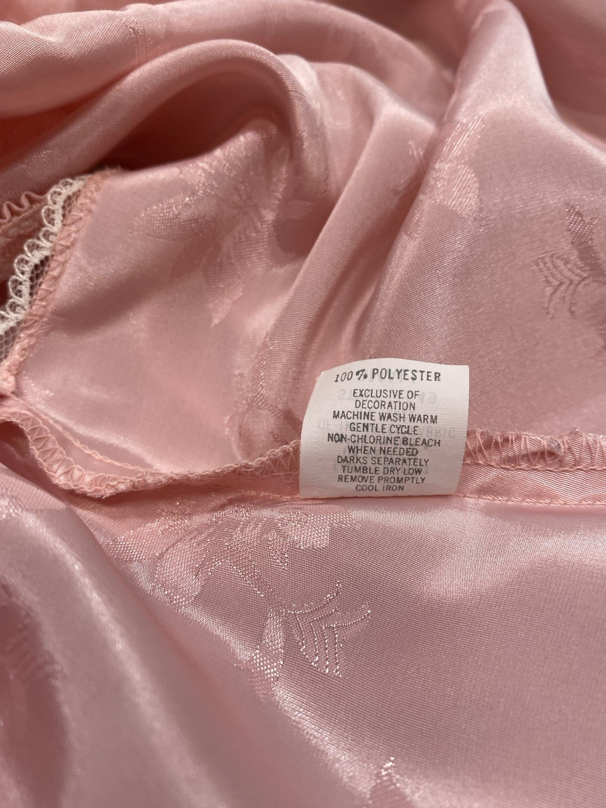 Vintage Camisole & Short Set SIZE SMALL pink tank lace SLEEP SOLUTIONS 90s Y2K