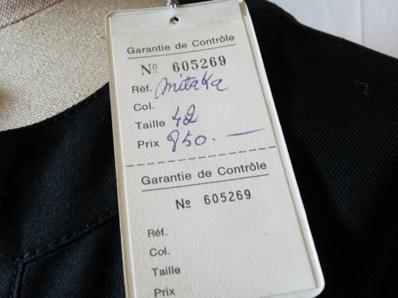 CELINE black silk jacket size 42 (12382)