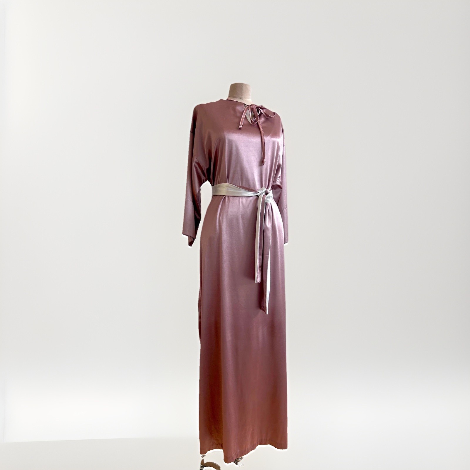 1970s Vtg David Brown California Robe Nightgown Maxi Patio House Dress M 8 10