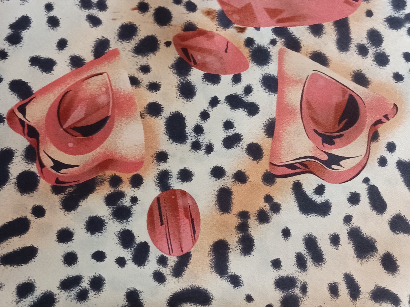 Vintage 90&rsquo;s Escada silk animal print Margaretha Ley size 36 HTF short sleeve