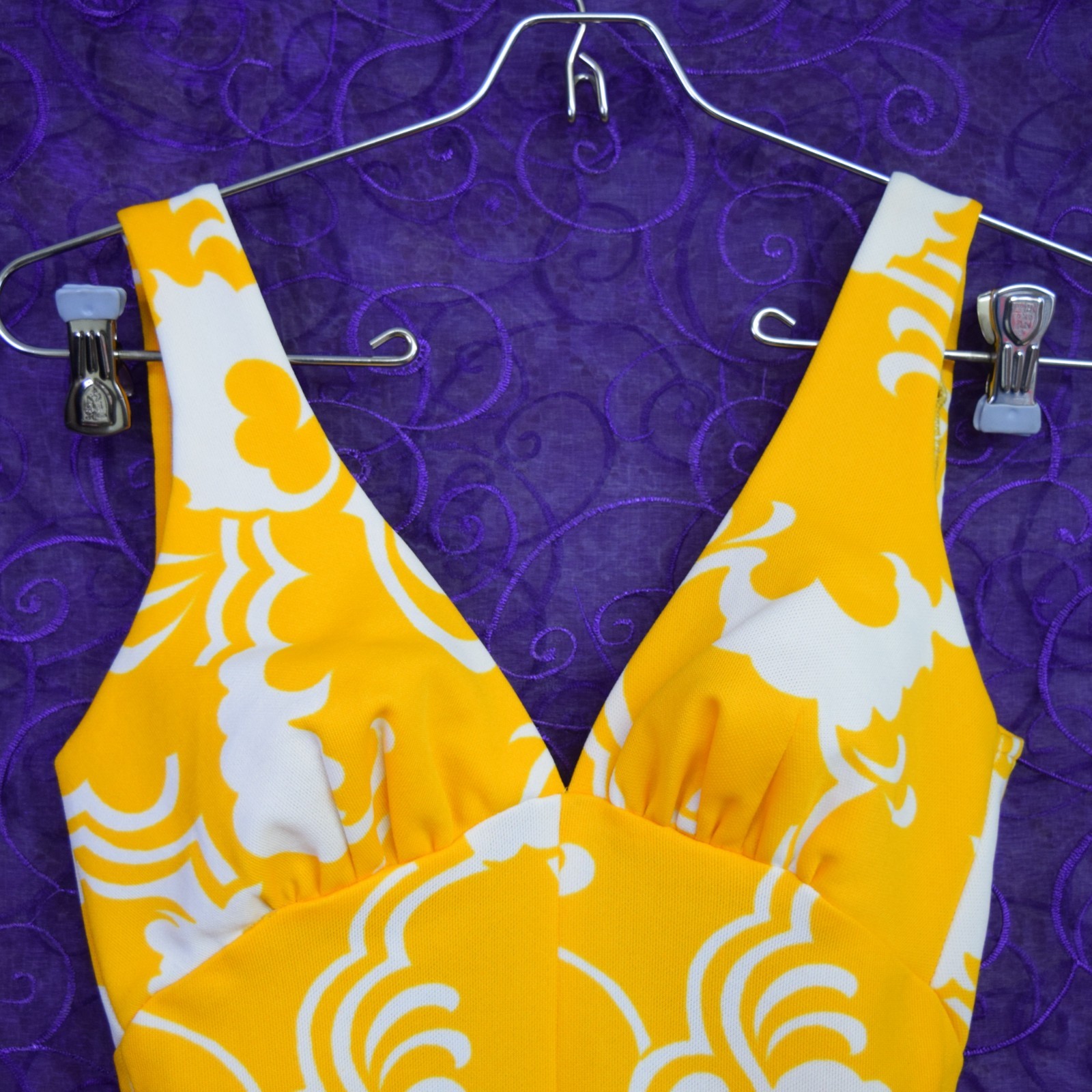 1960s VTG Bob Cunningham California Small Swimsuit Playsuit Pinup Rockabilly Mod
