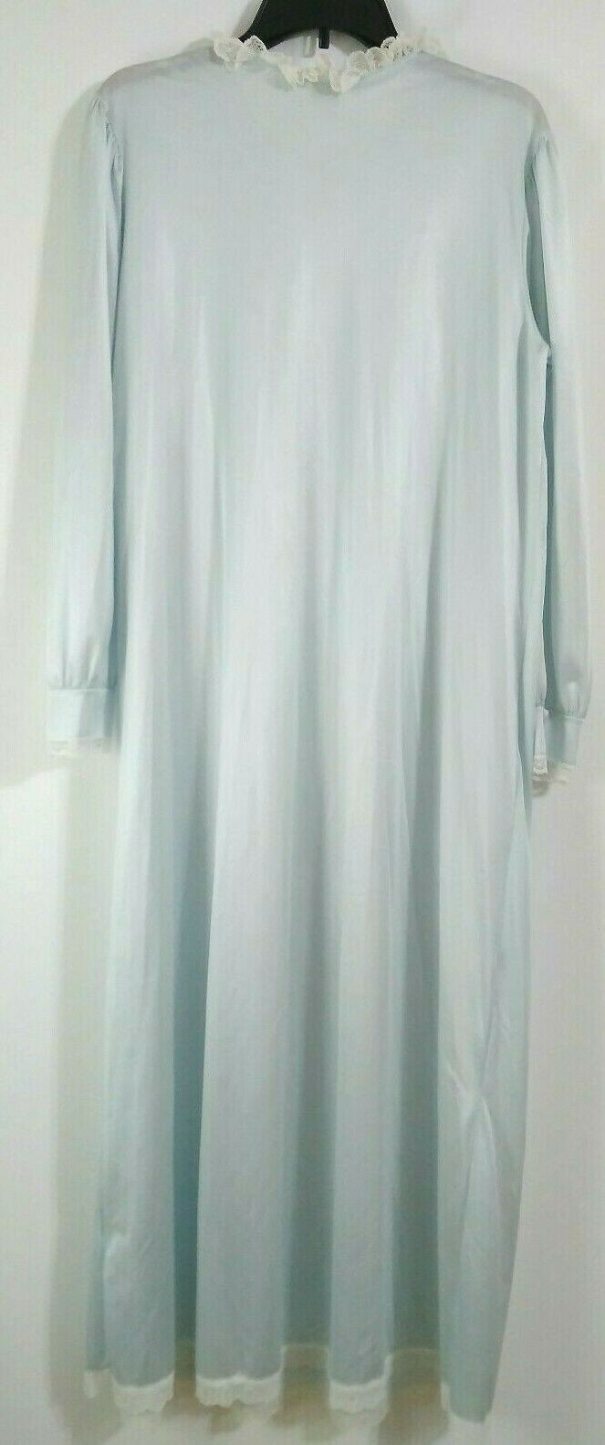 Pinehurst Lingerie Nightgown Negligee Gown Long Blue USA Medium Vintage Women&rsquo;s