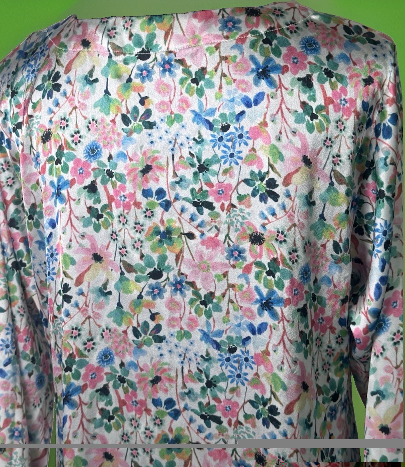 Vintage Embroidered Satin Caftan | Boho Hostess Gown | Glam Duster | Resortwear