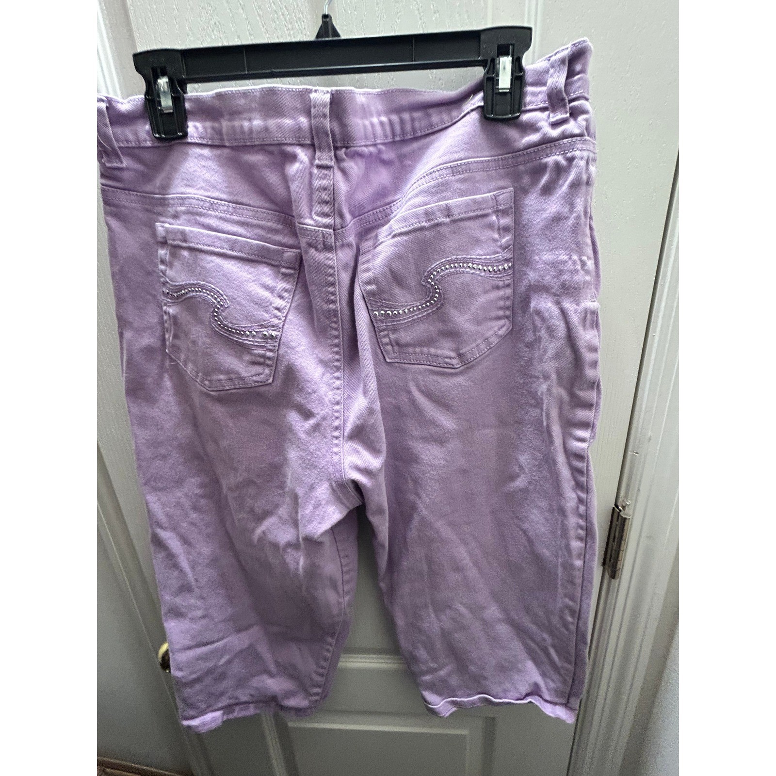 Vintage Gloria Vanderbilt Amanda Capri Jeans Women&rsquo;s Size 12 Lavender Denim