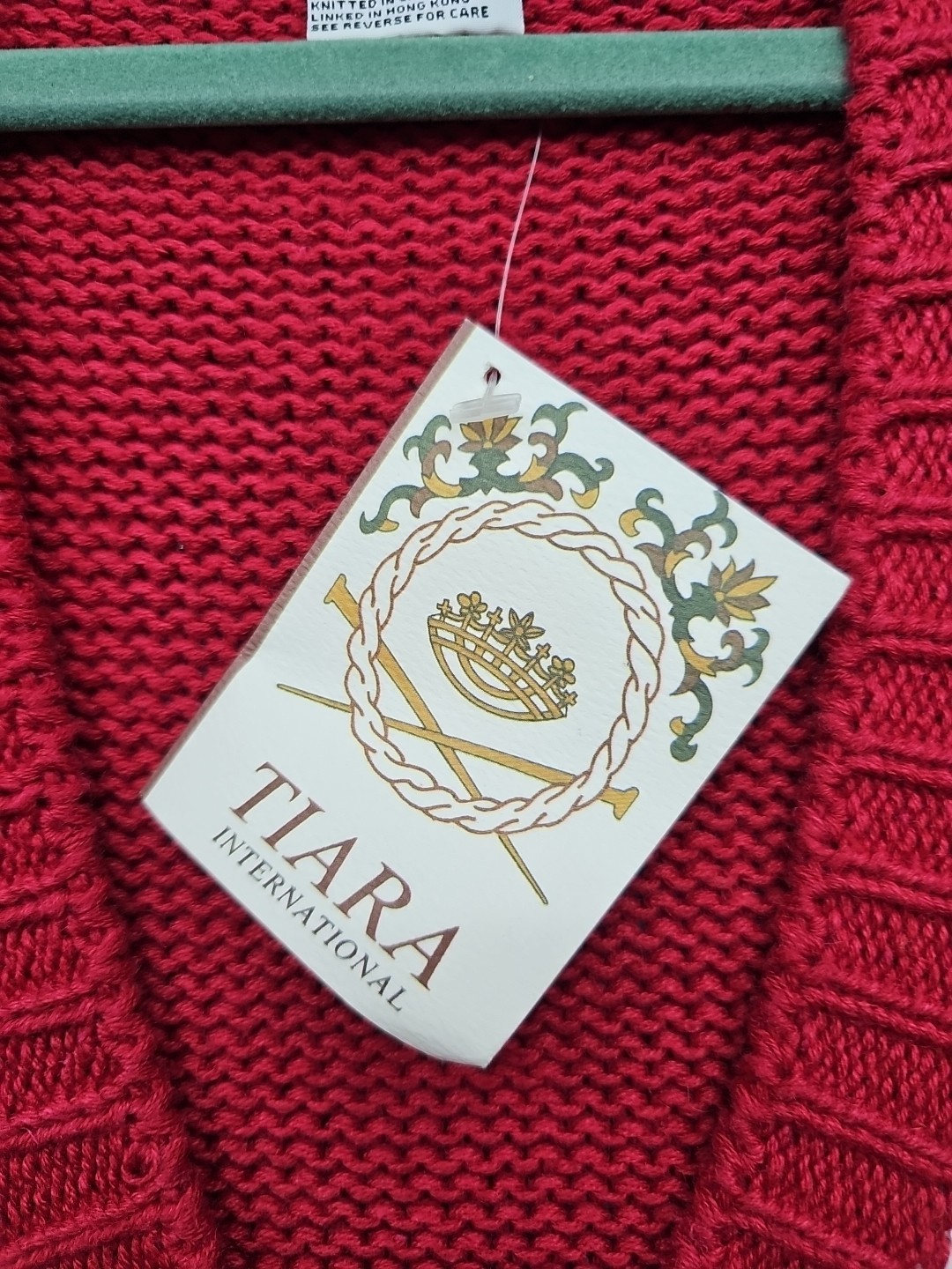 Tiara International Knit Vest School Teacher ABC Theme Plus Size 26/28 Vintage