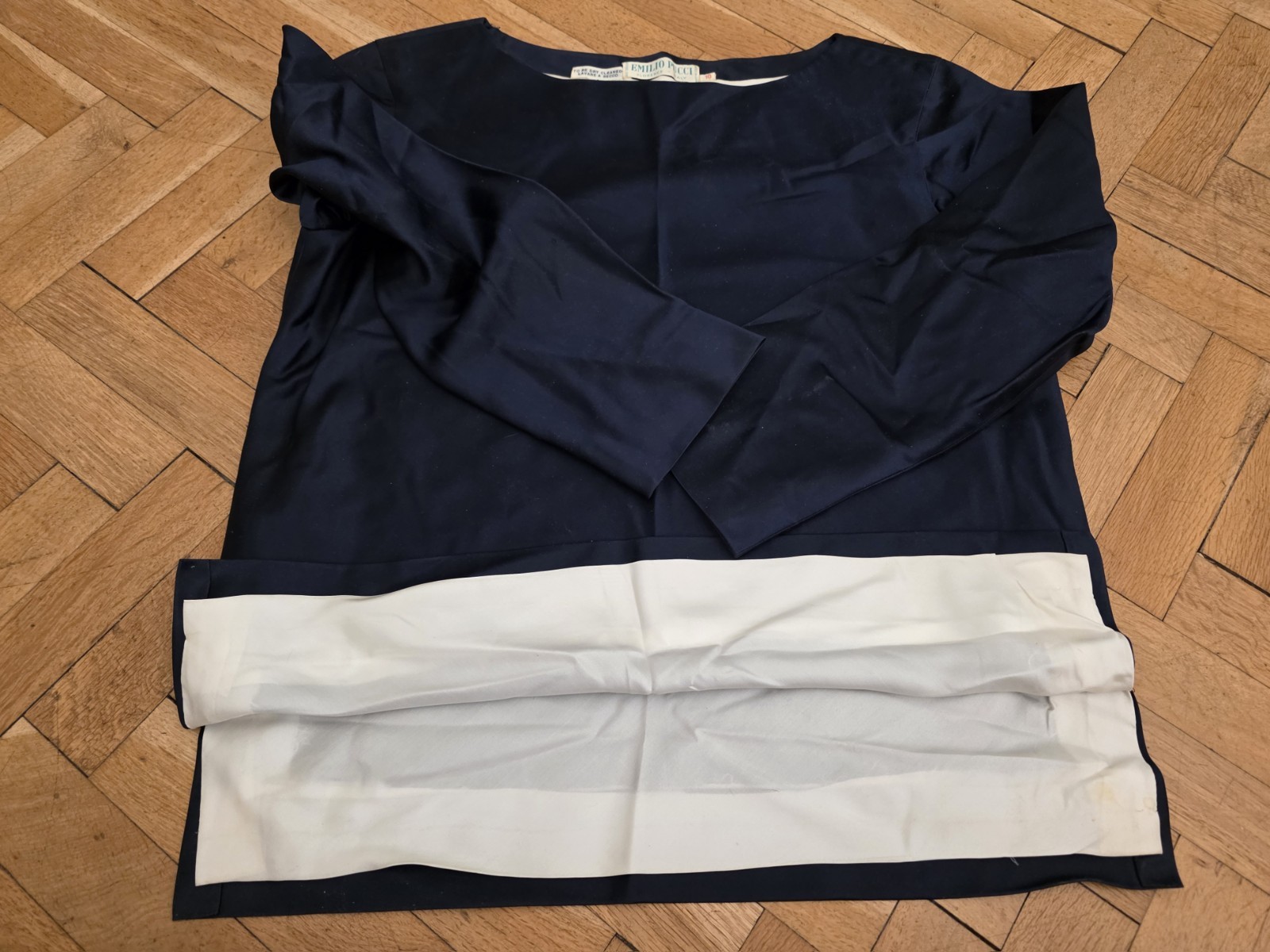 Vintage 1950s Emilio Pucci Pure Silk Size 10 Top & Trousers. Beautiful Blue.