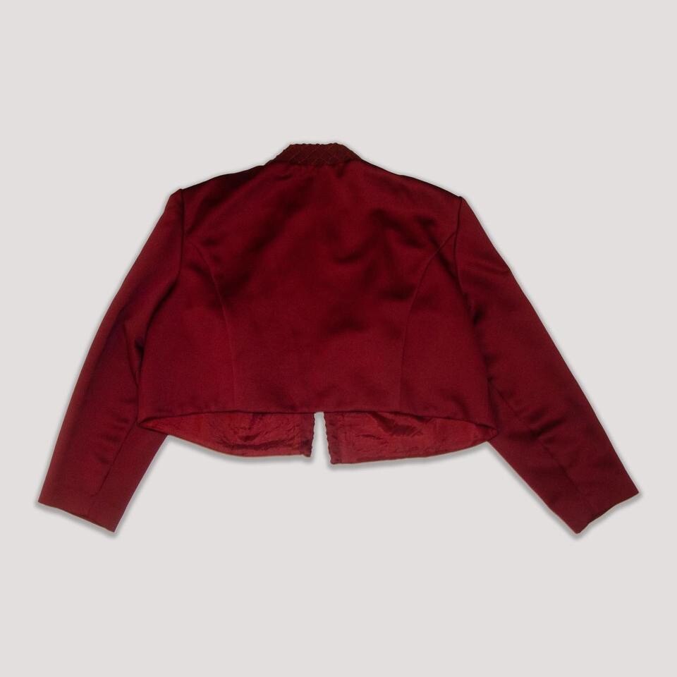 Red Satin Vintage Jacket
