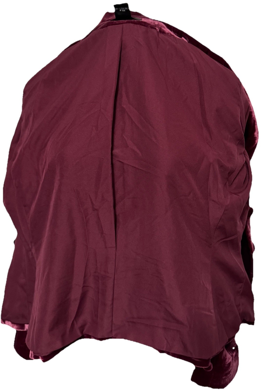 Raffaella womens vintage jacket crushed velvet size 10 Red boho blazer gorgeous