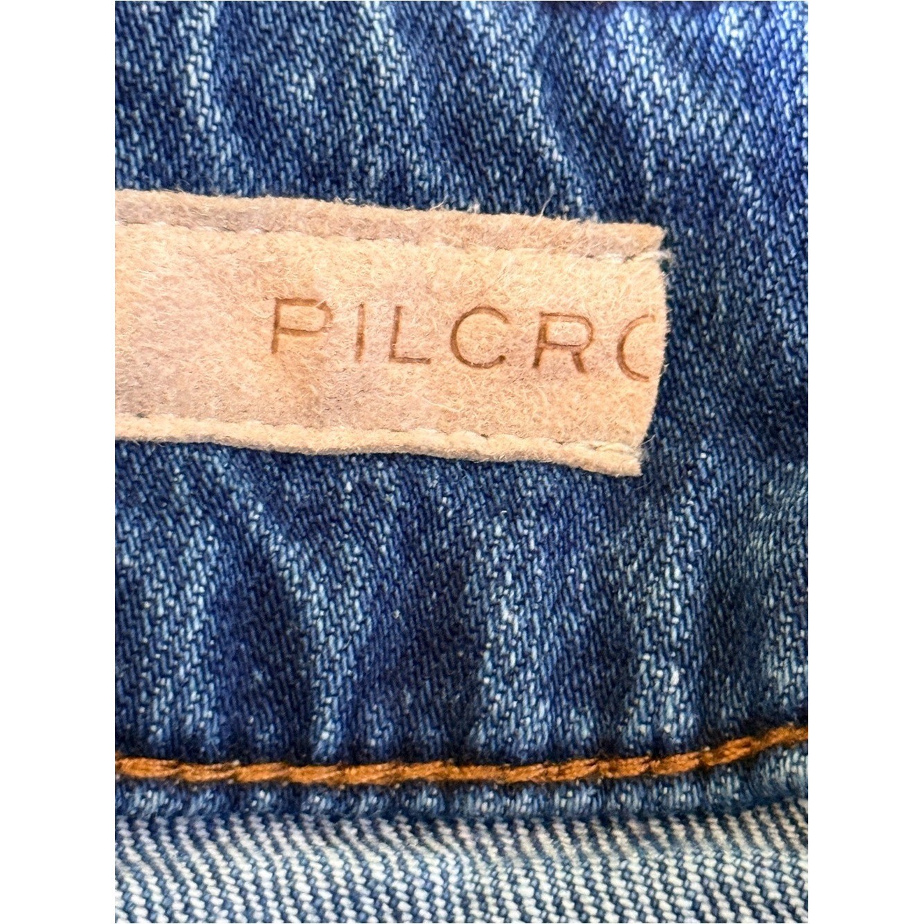 Pilcro Anthropologie Double Button Flare Jeans Medium Wash Size 26 Boho