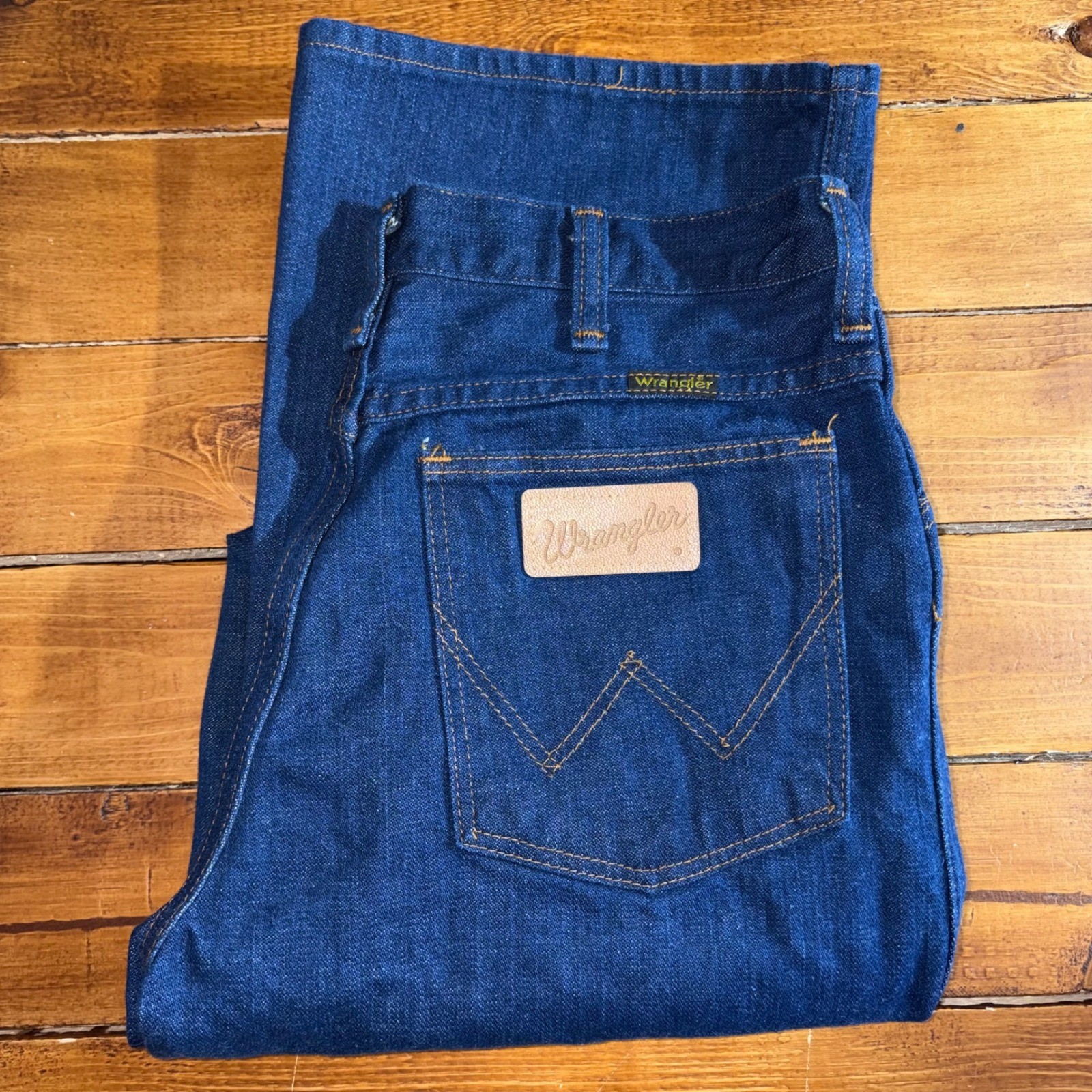 Vtg Wrangler Jeans Women 29×32 Blue &rsquo;70s 845PWO No Fault USA Made Talon Zip Boot