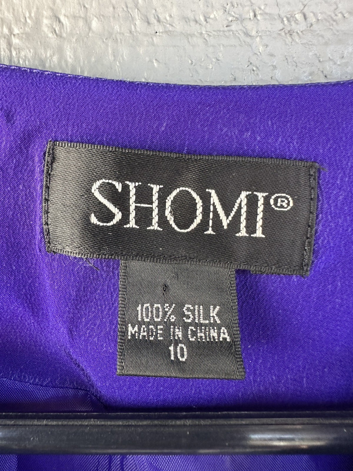 Vintage 100% Silk Purple Mandarin Blouse size S Frog Closure Tai Chi Kung Fu Top