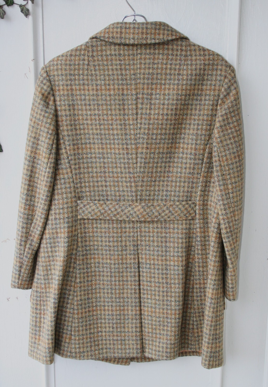 VTG Custom Molitor 70&rsquo;s Green Wool Plaid Pant Suit 40 EU/6 US Curvy PERFECT