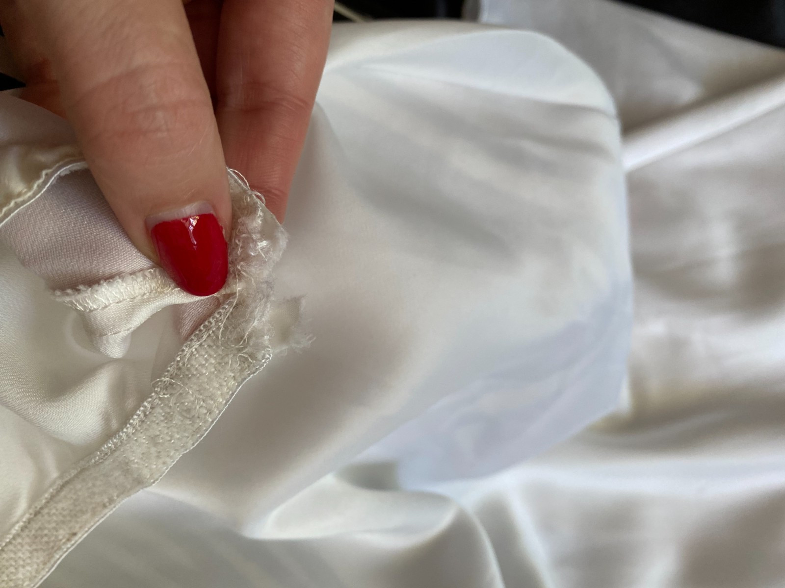 Vintage 1960s Odetta Barsa White Embroidered Skirt Slip Boho Milkmaid Small
