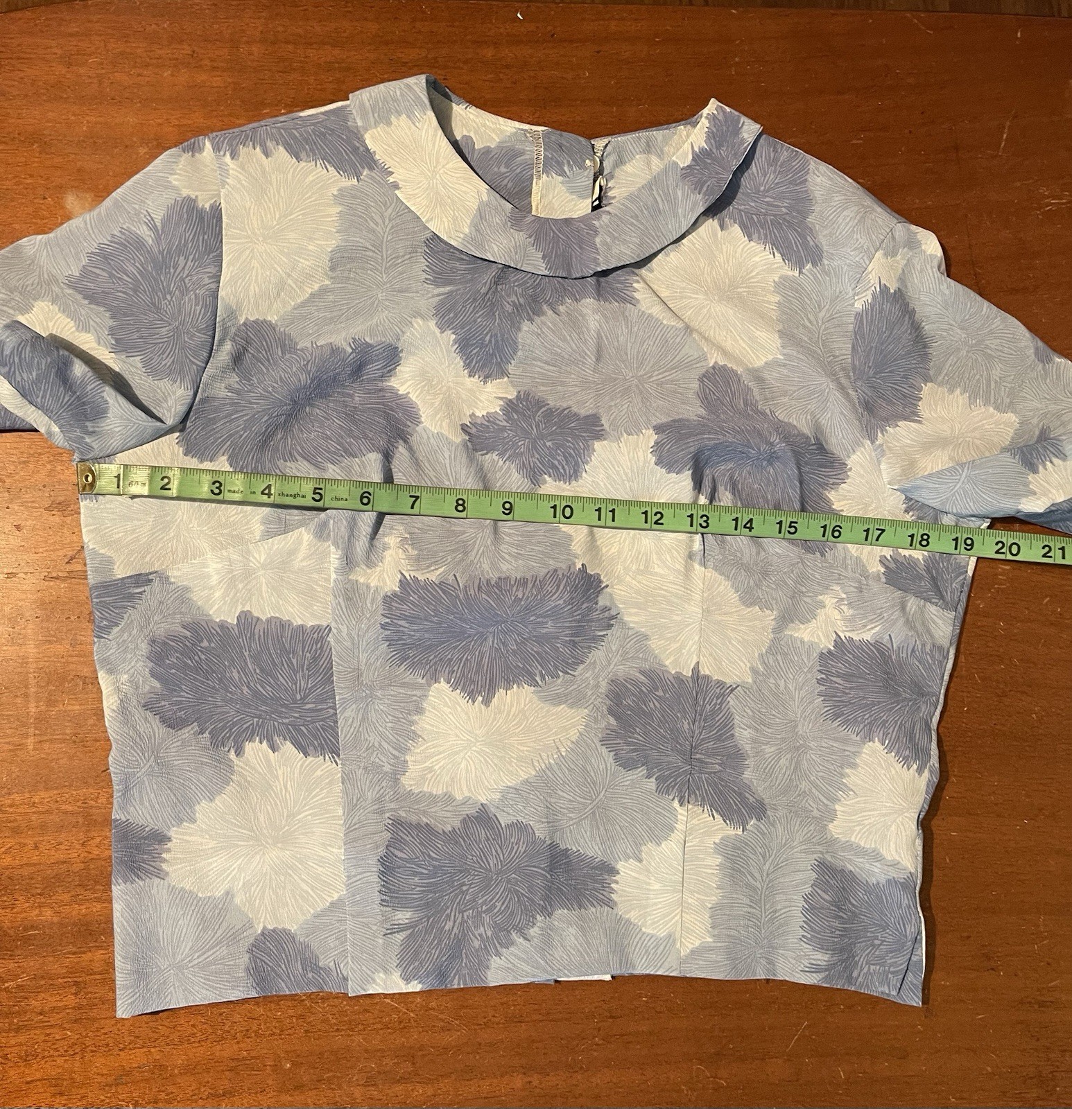 Teddi Of California vintage blouse back button-up Top