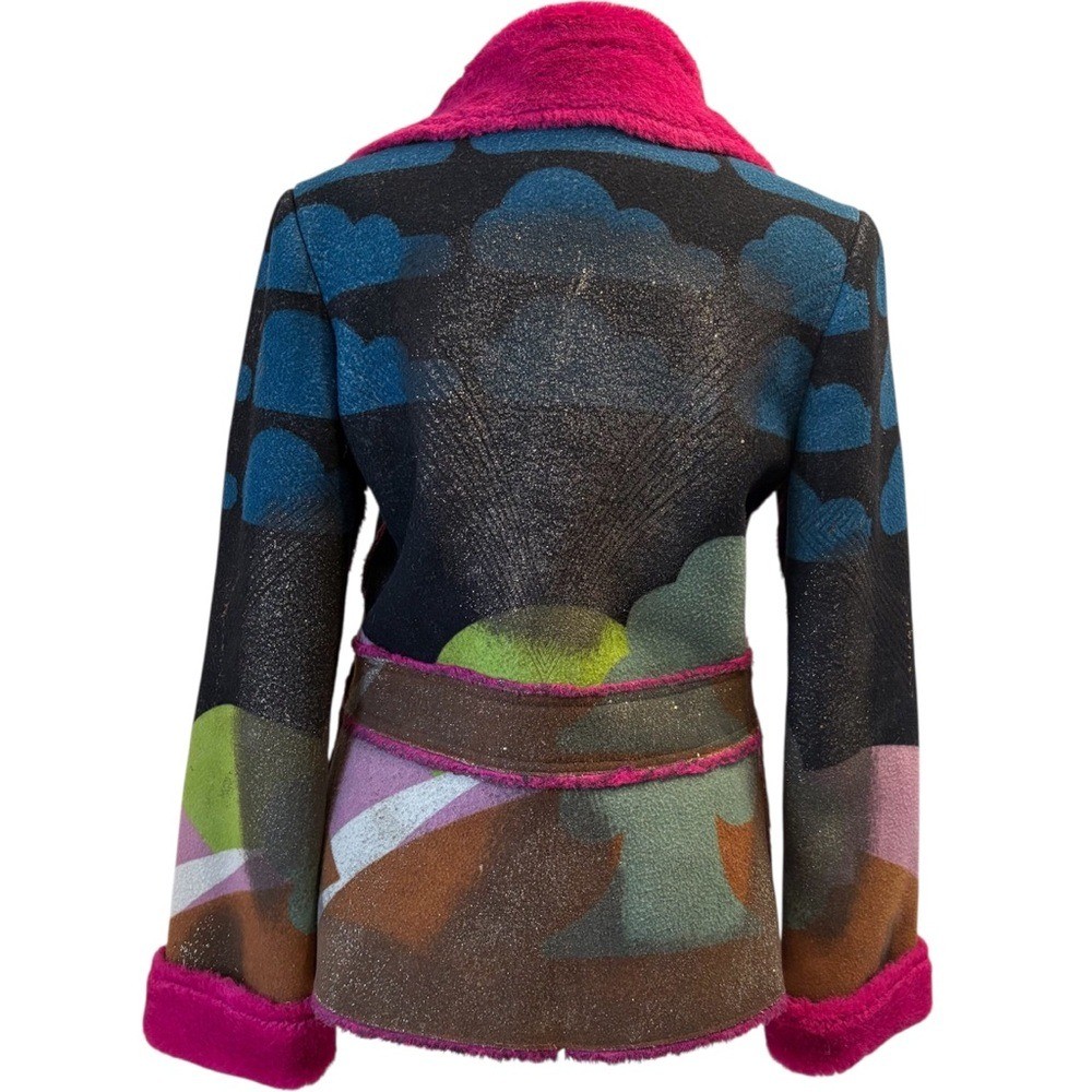Custo Barcelona Multi-Coloured Wool Jacket