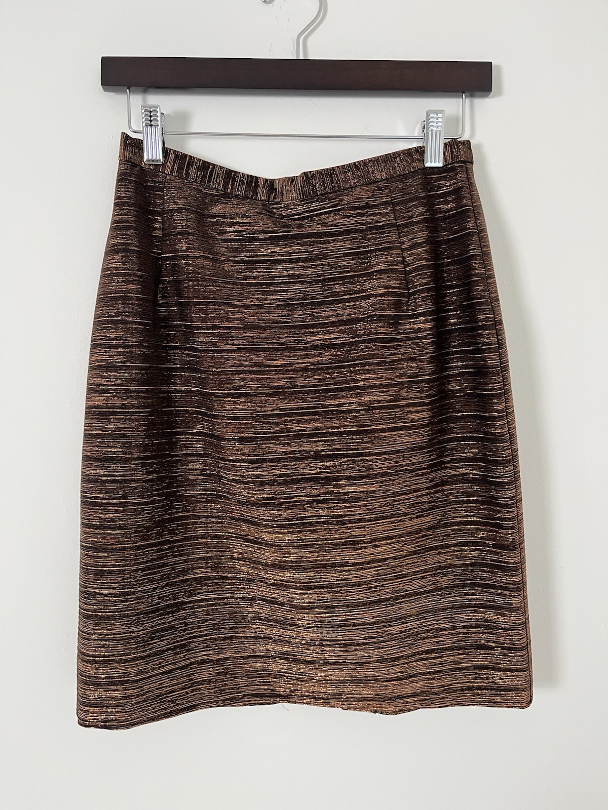 VTG Cache Copper Gold Blazer Skirt Jewel Buttons