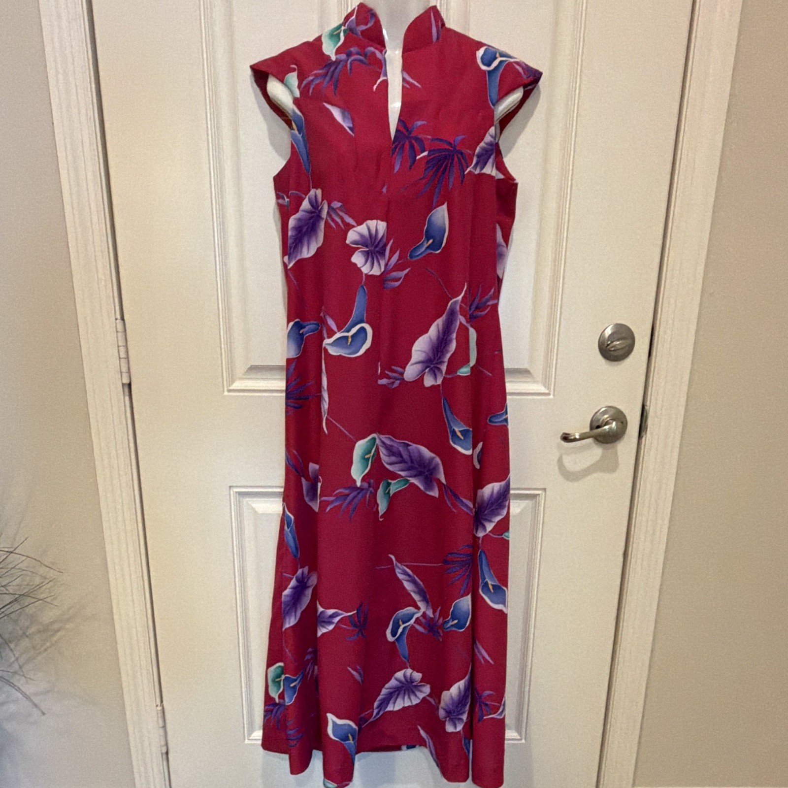 Vintage Hilo Hattie’s Hawaiian Maxi Dress Sz 8