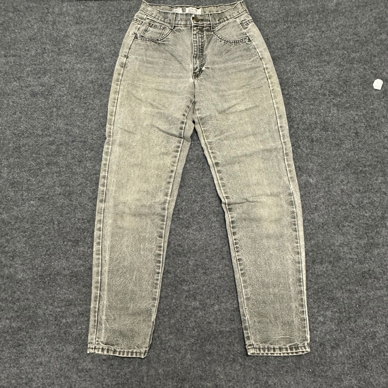 Calvin Klein Jeans Womens Size 8 Grey High Waisted Mom Tapered Vintage