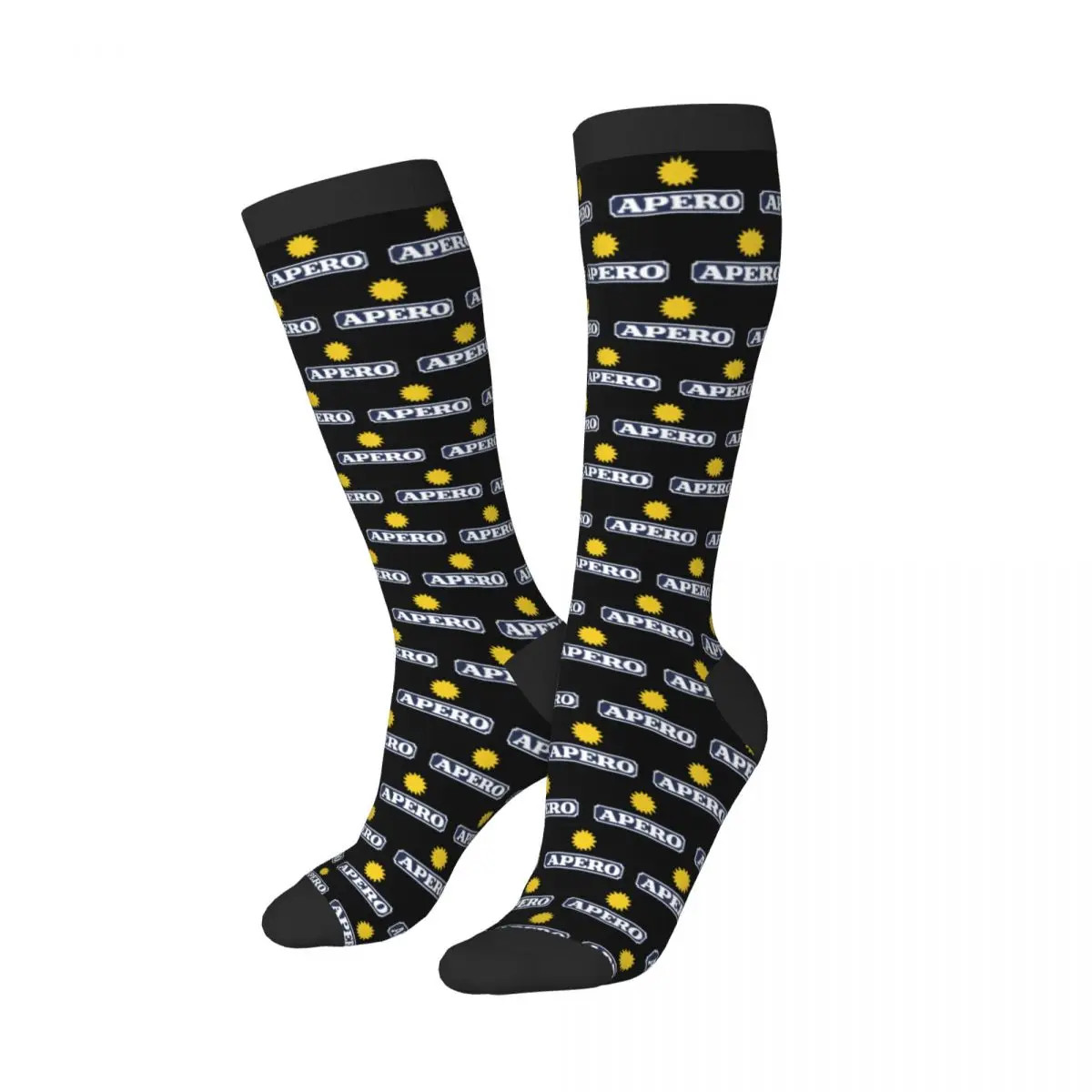 All Seasons Aperitif Apero Socks Harajuku Sport Middle Tube Socks Soft Hip Hop