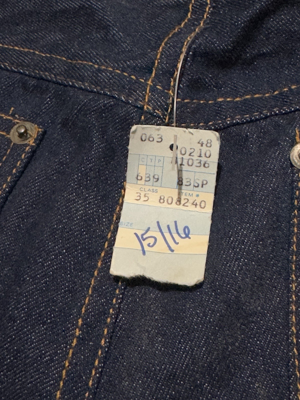 NWT Vtg A’Milano 1970s Denim Shorts Rolled Cuffs Women’s 15/16 13”Rise 30”waist