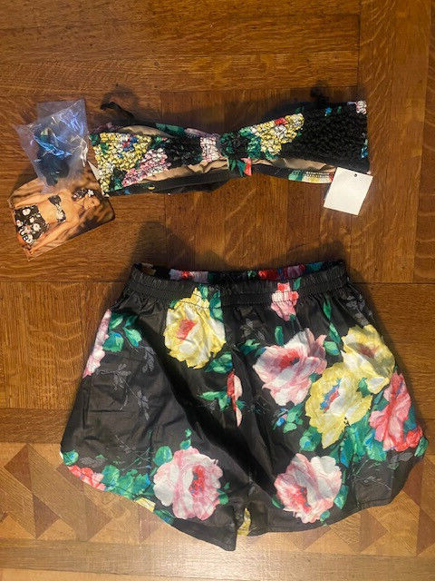 Vtg 1980&rsquo;s Sun Club by Catalina 2 Piece Shorts Swim Suit