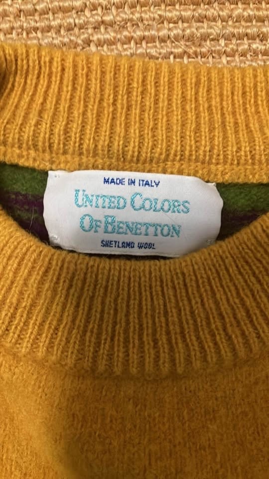 Benetton vintage 80s sweater