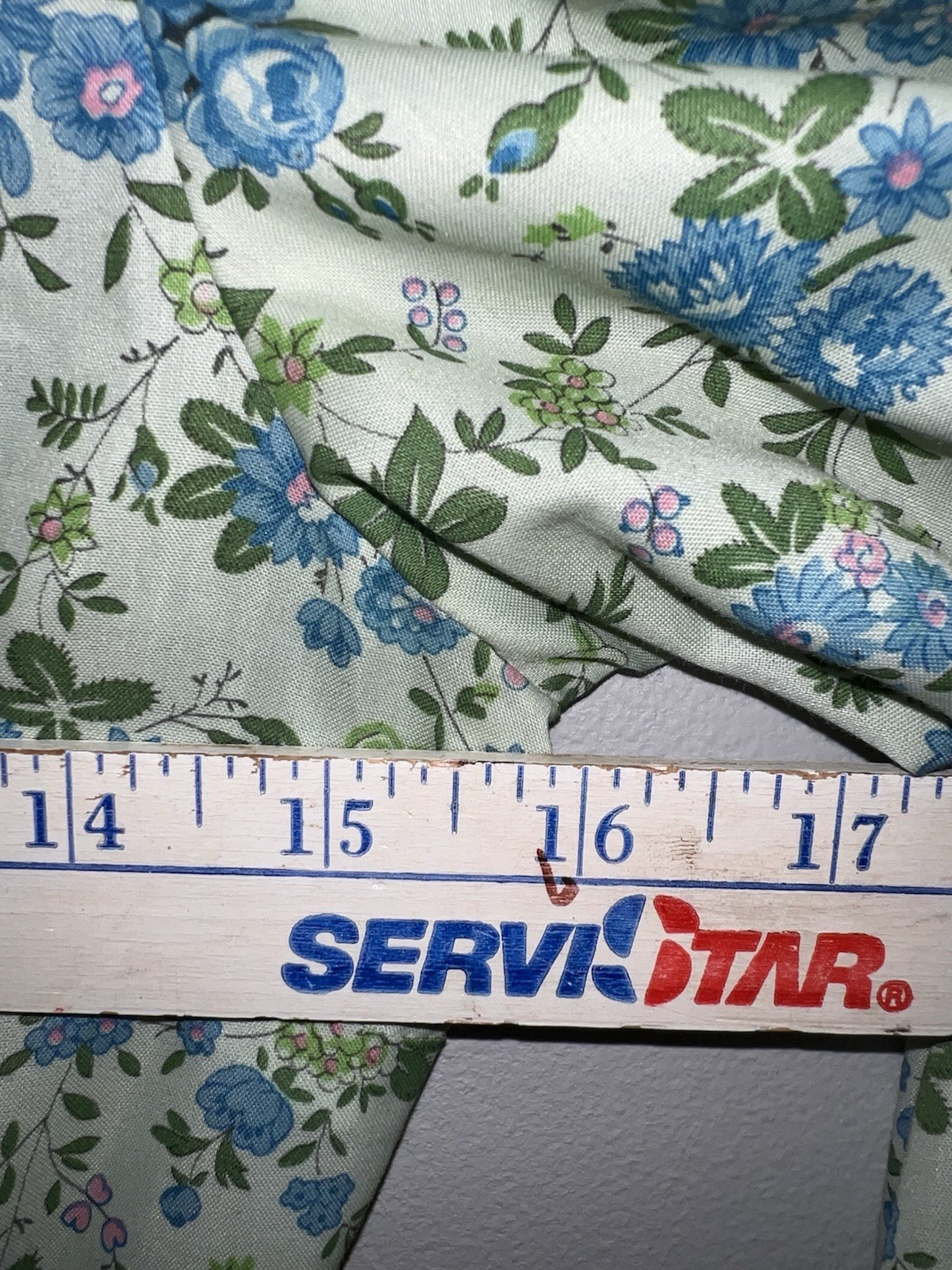 VTG 70s Prairie Cottage Core Renaissance Handmade Cotton Dress XS Floral Maxi
