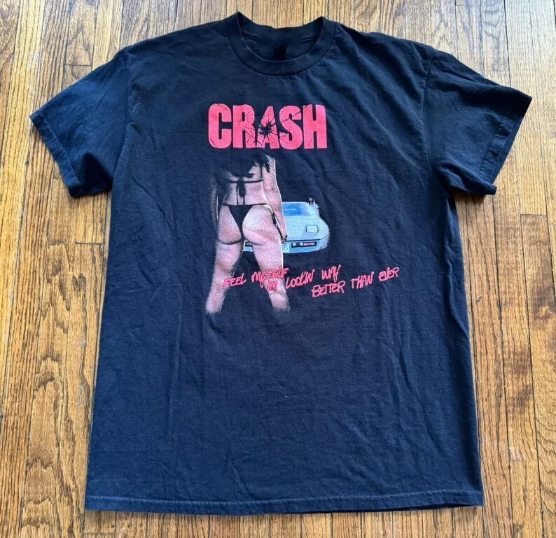Charli XCX Crash Tour Tee T-shirt Black All Size