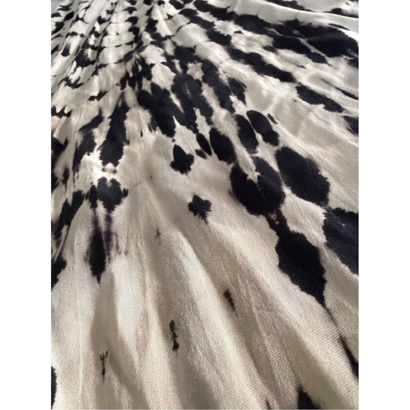 Vintage Y2K Tie Dye Backless Handkerchief Hem Maxi Dress Boho Festival