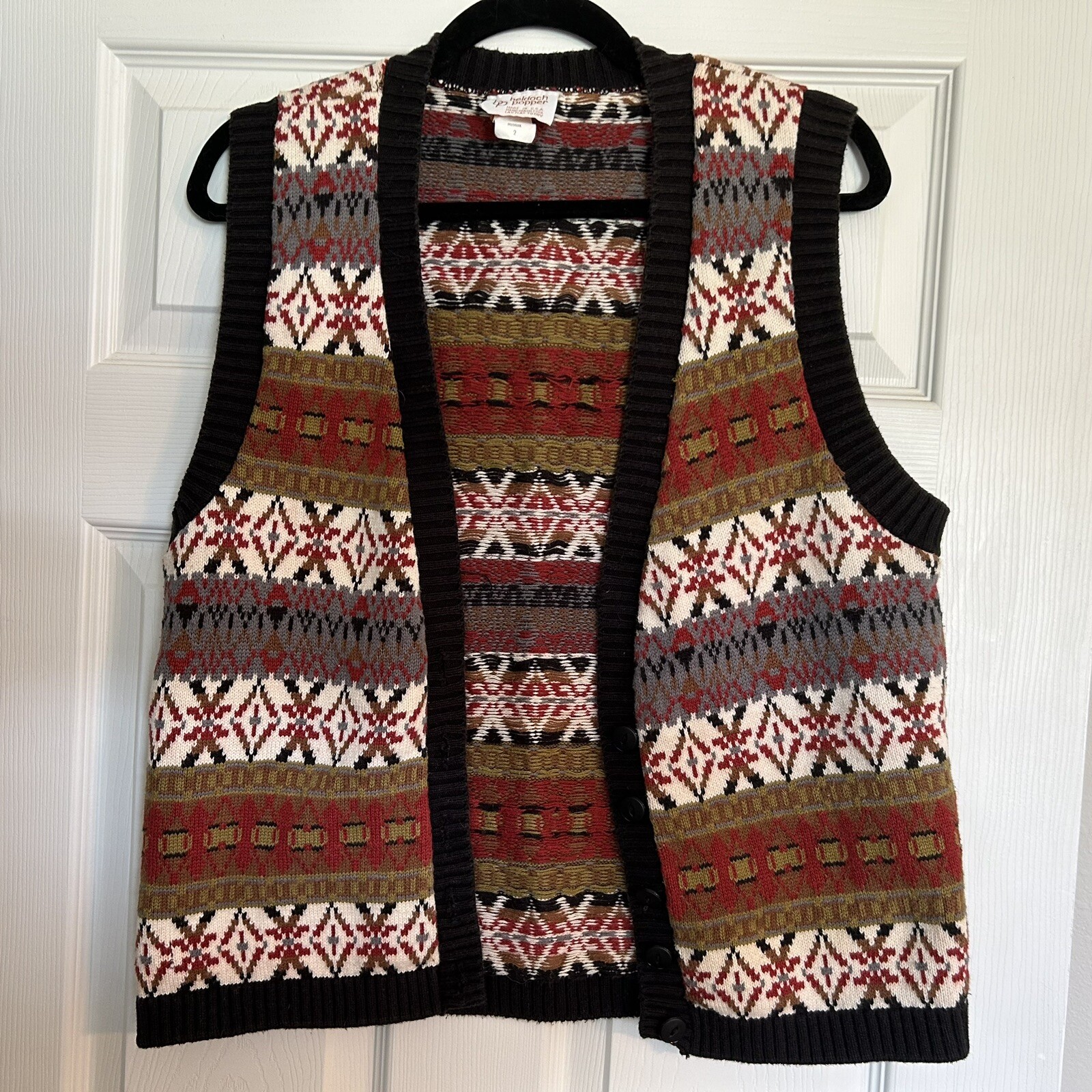 Beldoch Popper Vintage Sweater Vest