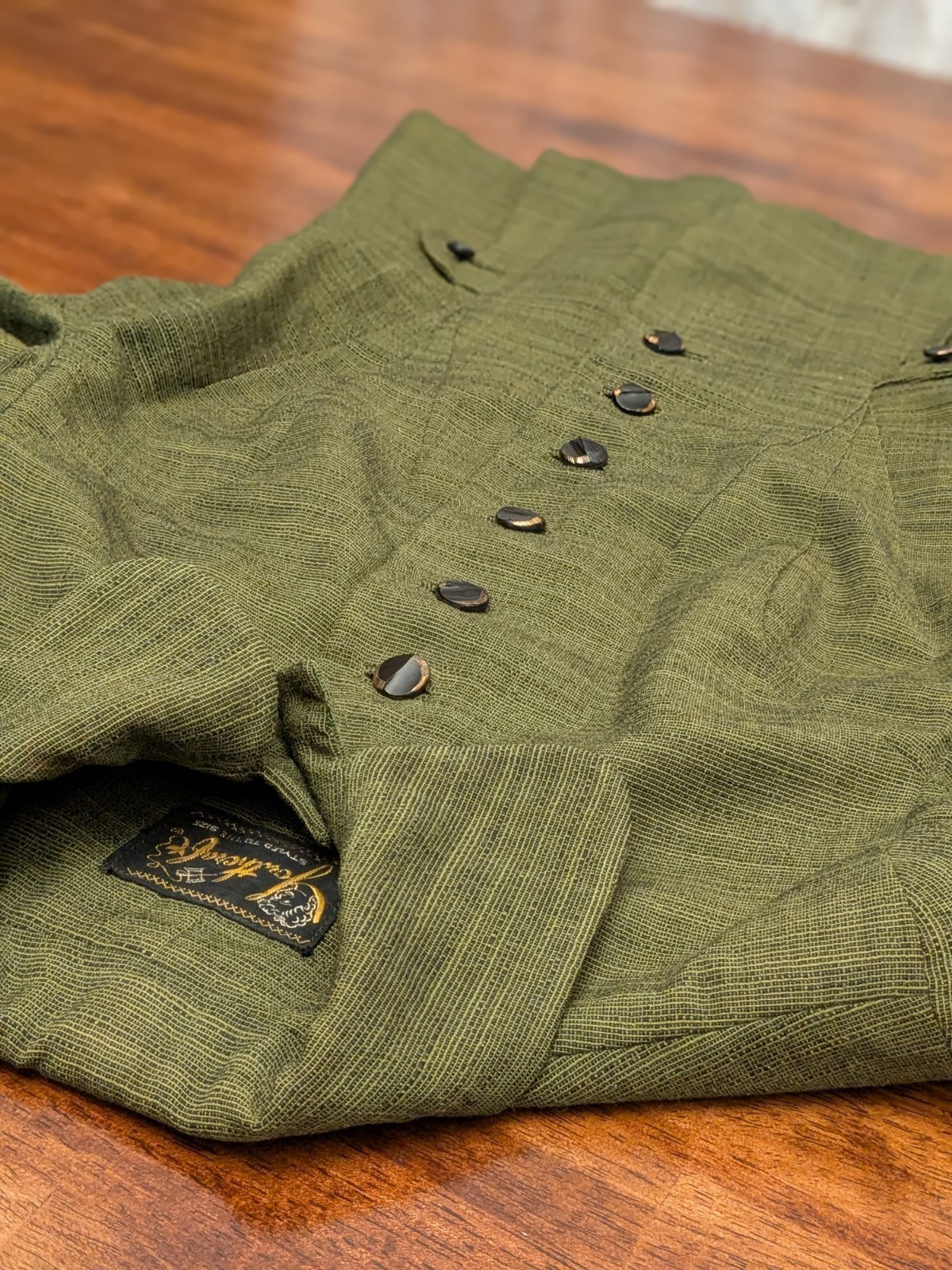 RARE 1940&rsquo;s YOUTHCRAFT Tweed Olive Green Jacket Skirt Suit EUC Gorgeous!!