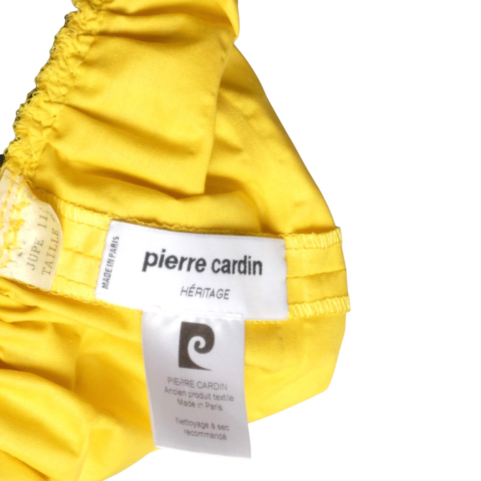 PIERRE CARDIN- 1996 Yellow Seersucker Skirt SIze 6