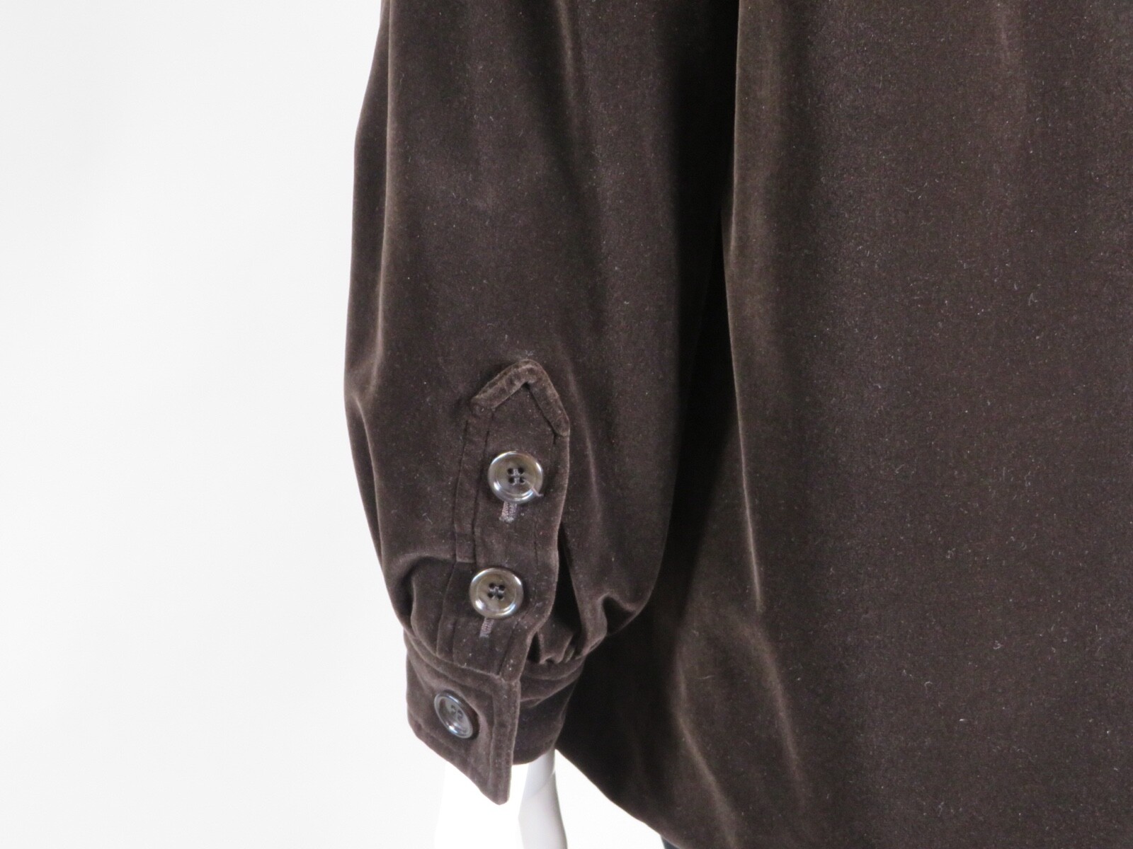 SAINT LAURENT RIVE GAUCHE c. 1980s BROWN VELVET JACKET
