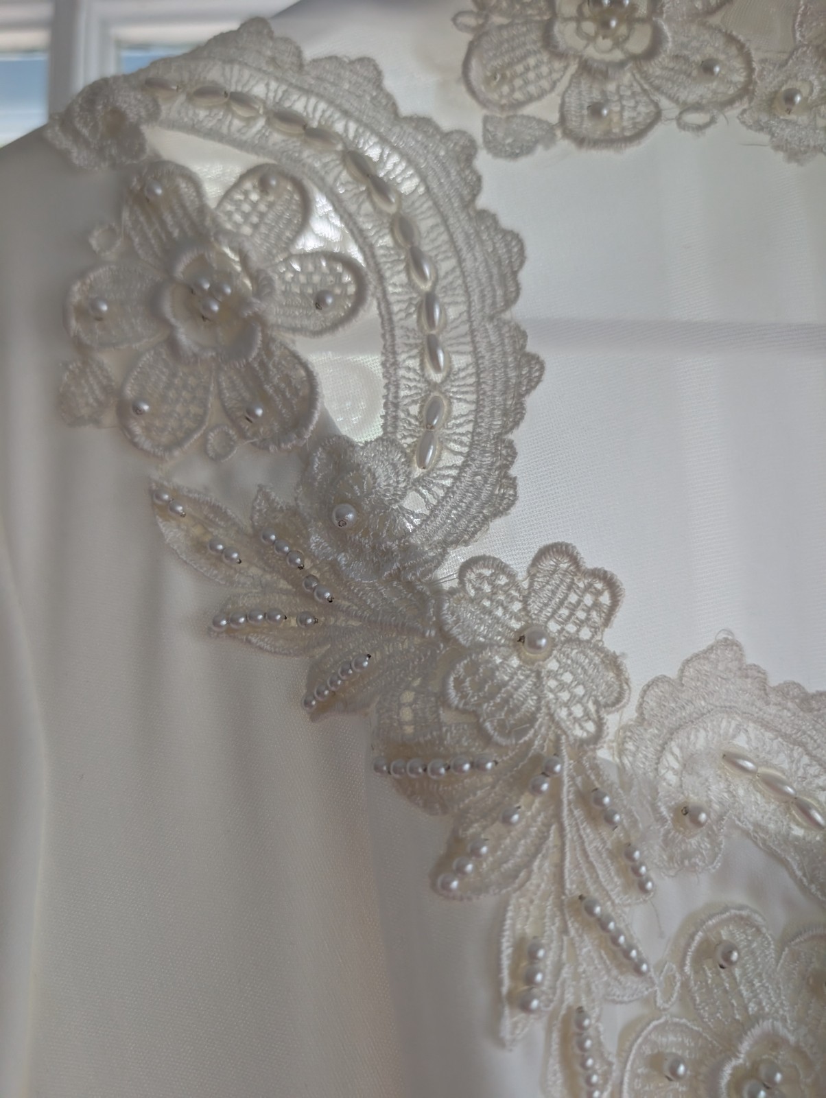 VTG 70s Gunne Sax Sz. 13/14 Romantic Wedding Bridal Lace Prairie Dress
