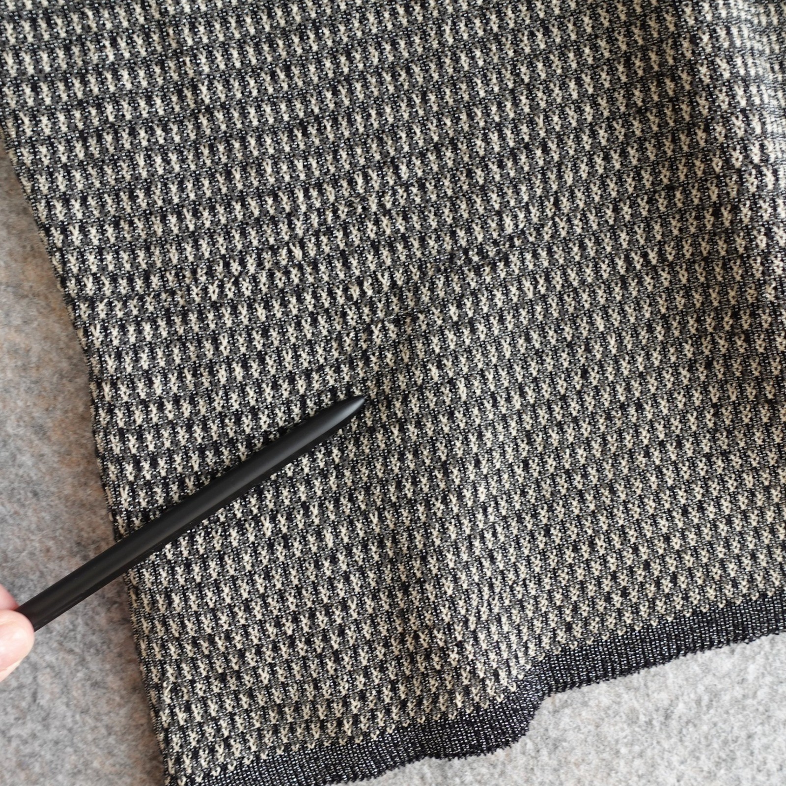 Vintage 90s Emanuel Ungaro Top M Black Metallic Knit T Shirt Mesh Net Grunge