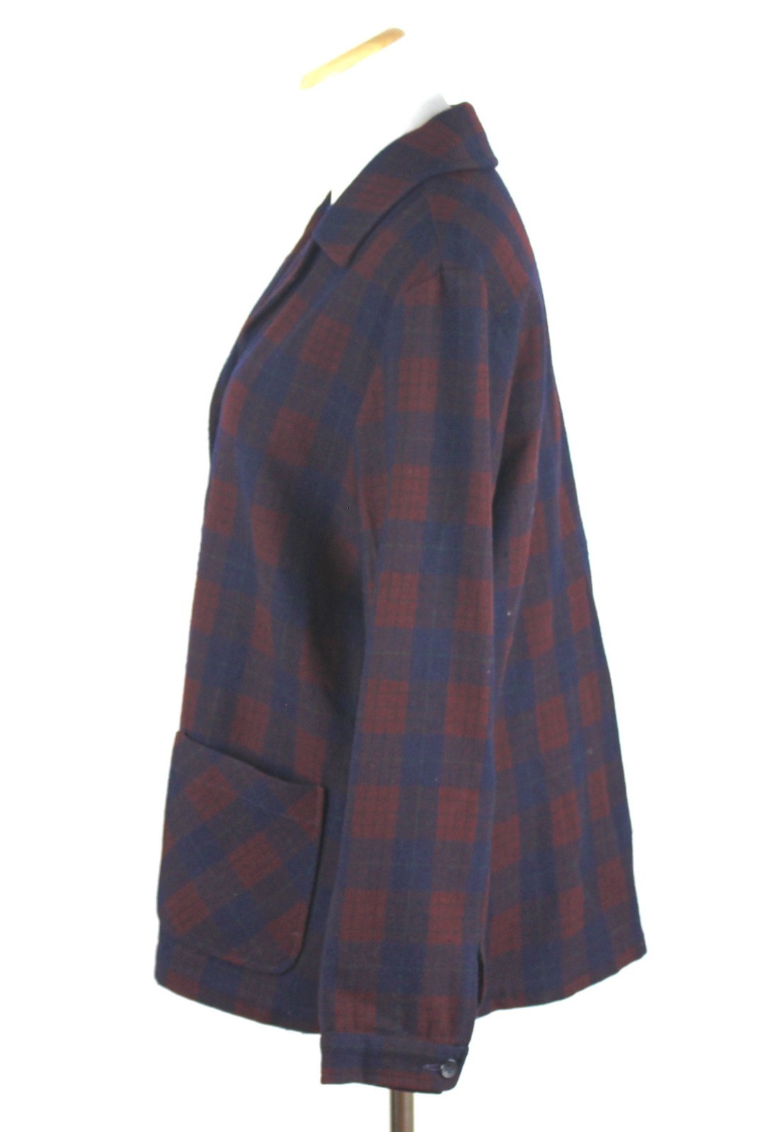 Vintage Pendleton Knockabouts Women&rsquo;s Wool 49er Plaid Jacket Made In USA 1950&rsquo;s