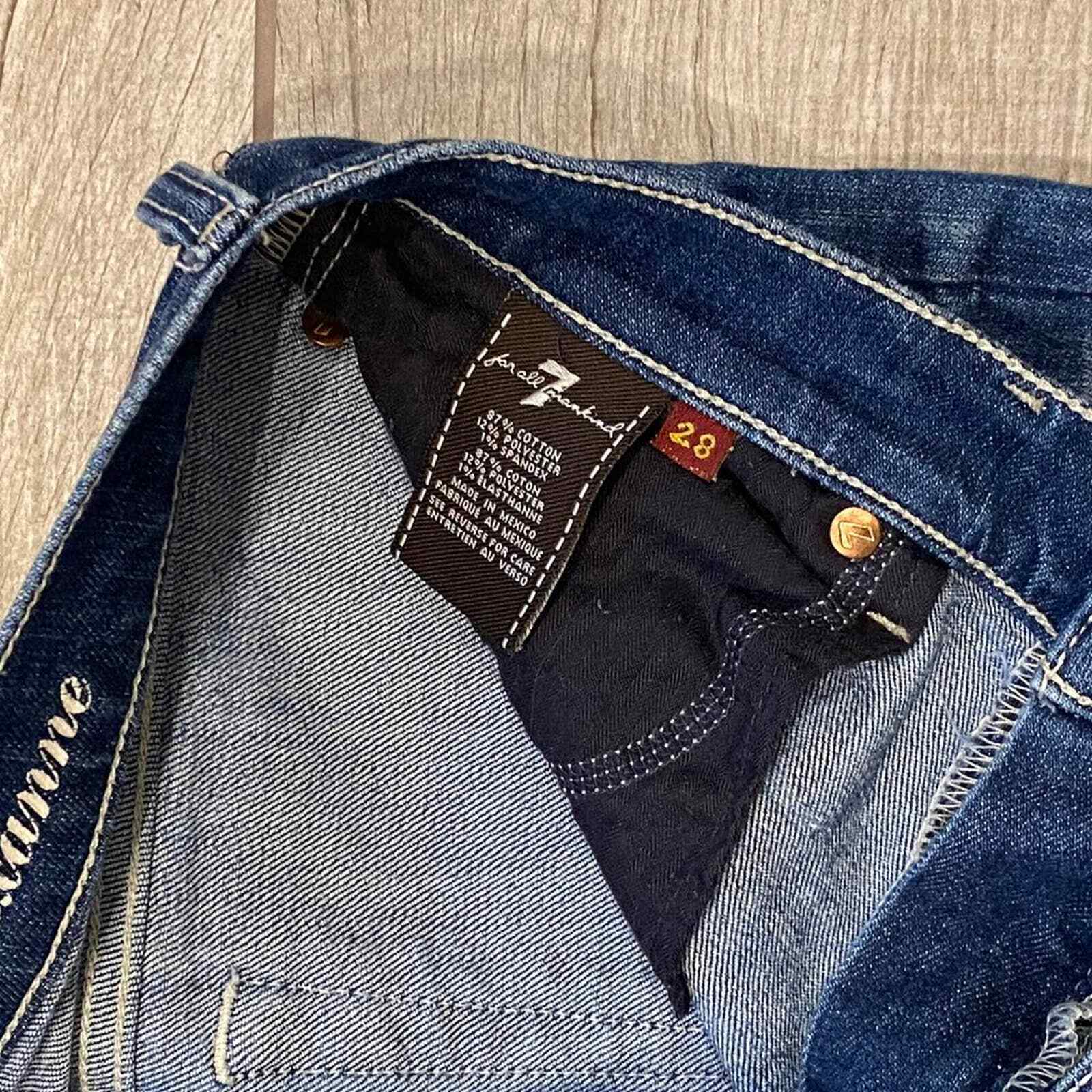 7 for all mankind roxanne jeans size 28 skinny