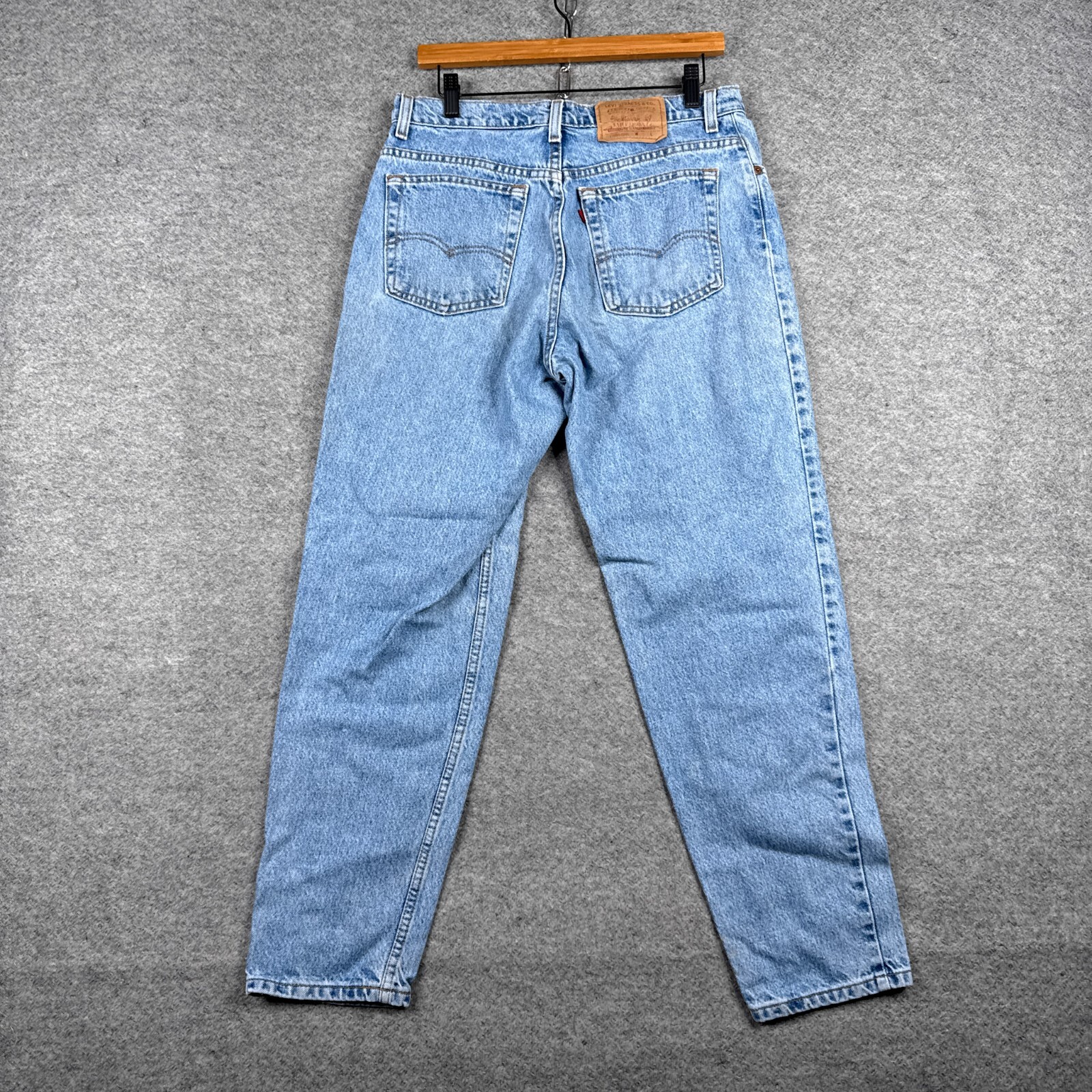Vintage Levis 550 Jeans Womens 13M (31×28.5) Blue Made in USA Taper Relaxed