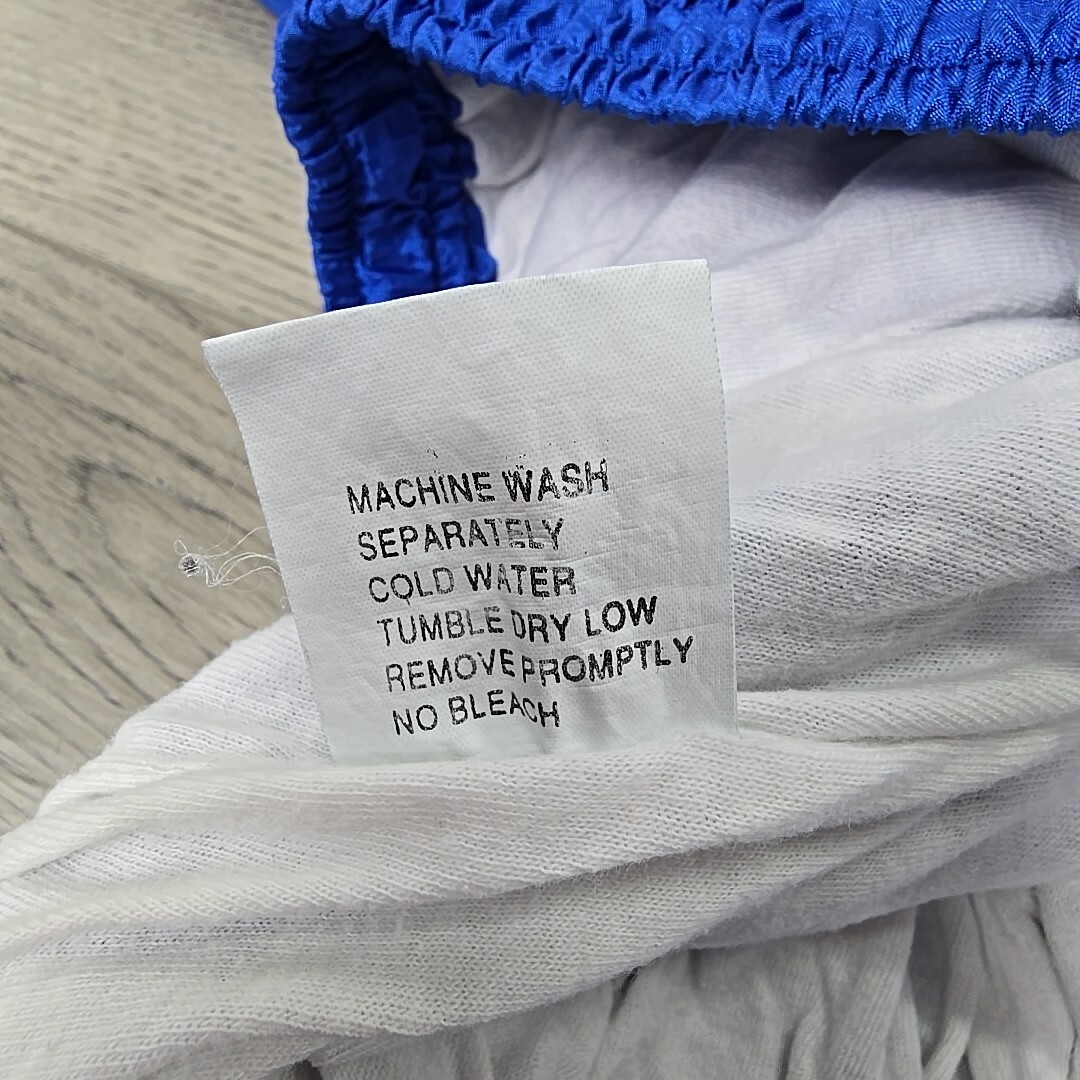 Vtg Basic Rituals Nautical Patriotic Blue Nylon Jacket & Pant Track Suit – Sz L